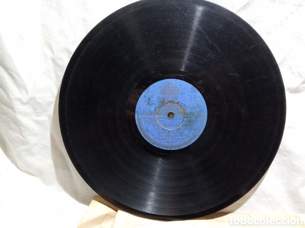 Discos de pizarra: LOTE 3 DISCOS DE PIZARRA ANTIGUOS - Foto 3