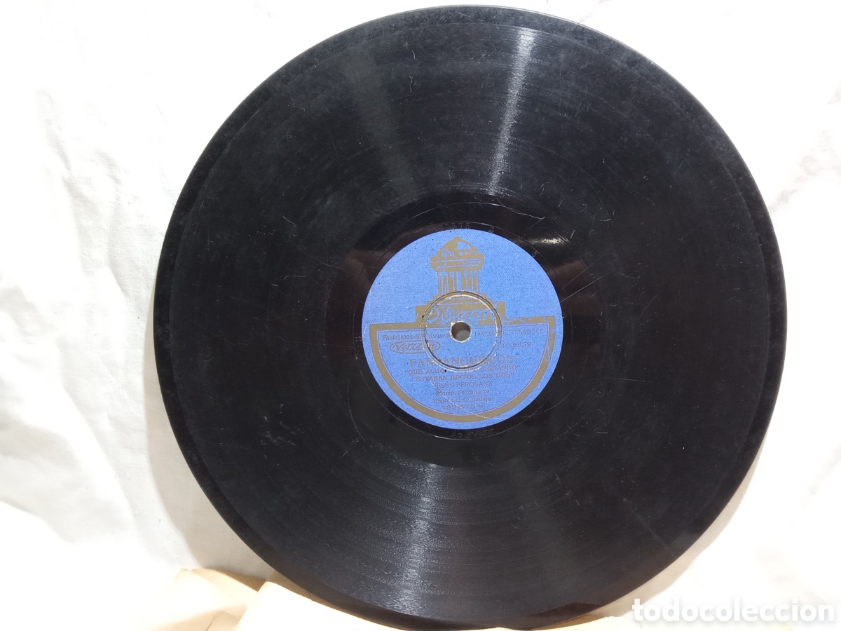 Discos de pizarra: LOTE 3 DISCOS DE PIZARRA ANTIGUOS - Foto 6