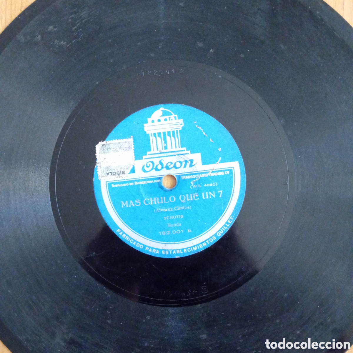Discos de pizarra: BANDA MUNICIPAL BARCELONA. EL DISLOQUE. MAS CHULO QUE UN 7 - Foto 2