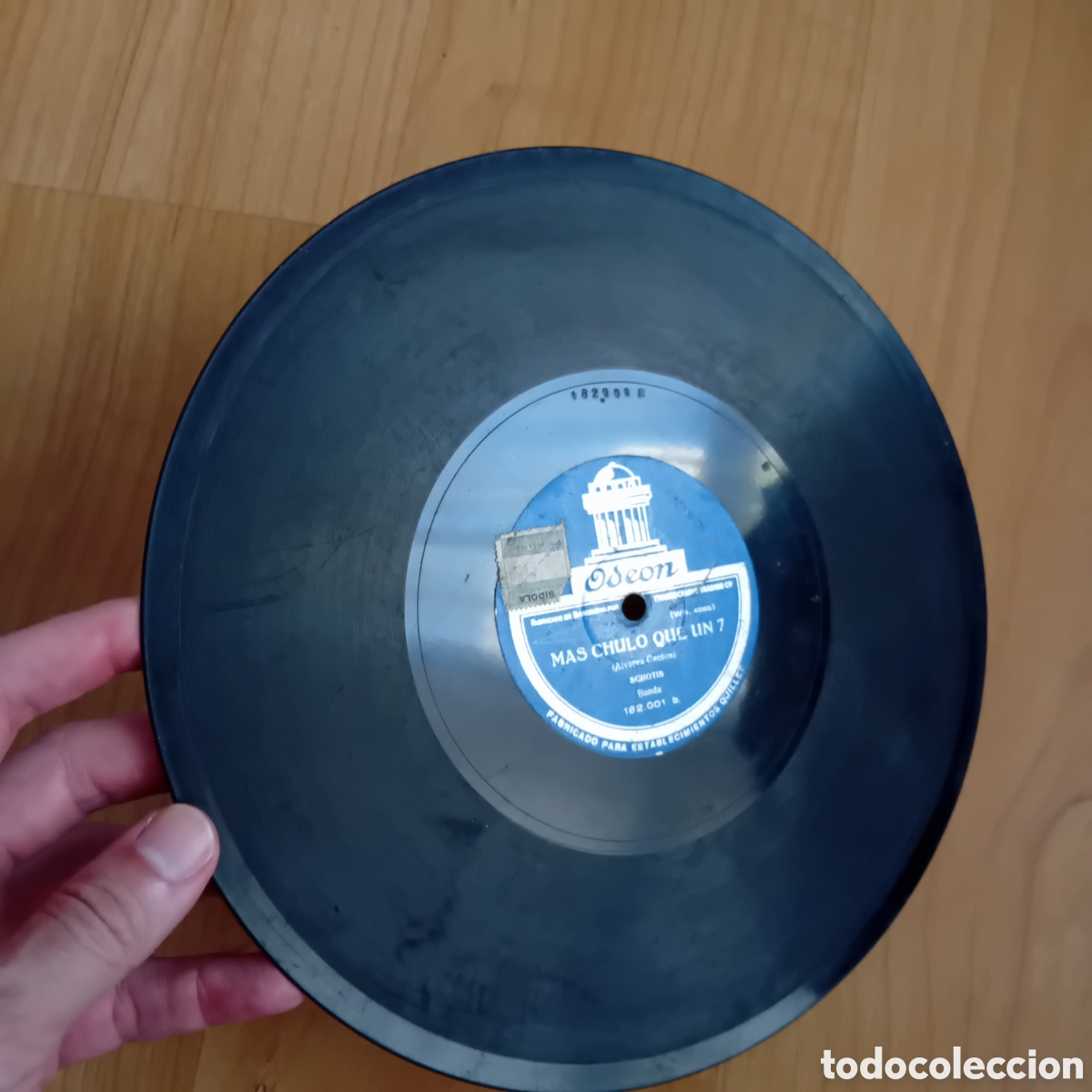 Discos de pizarra: BANDA MUNICIPAL BARCELONA. EL DISLOQUE. MAS CHULO QUE UN 7 - Foto 3