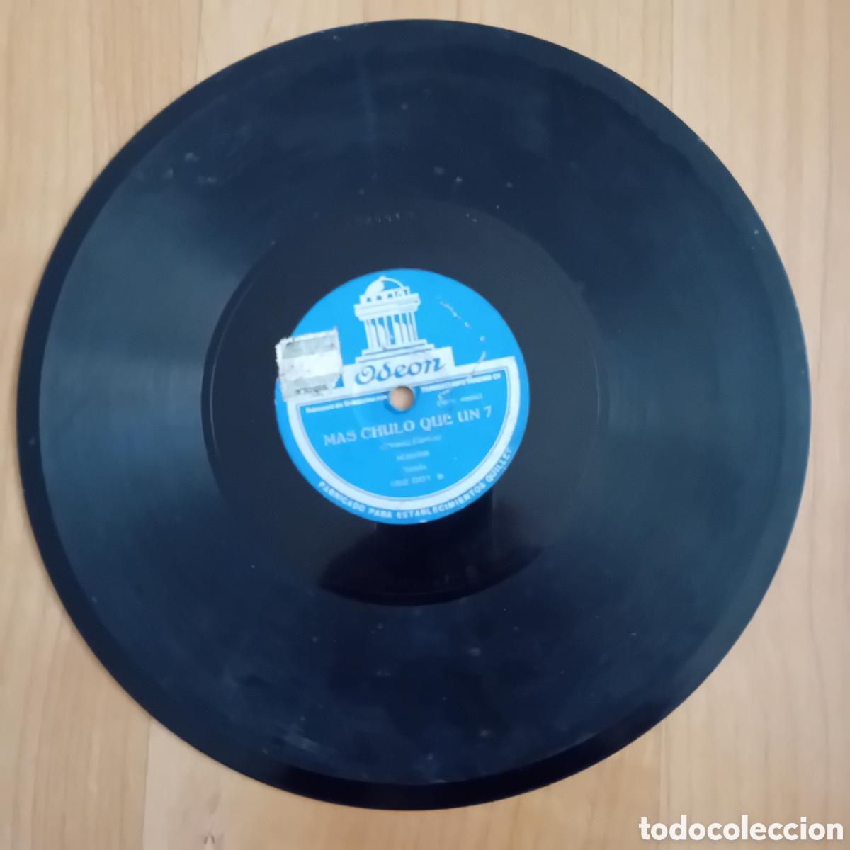 Discos de pizarra: BANDA MUNICIPAL BARCELONA. EL DISLOQUE. MAS CHULO QUE UN 7