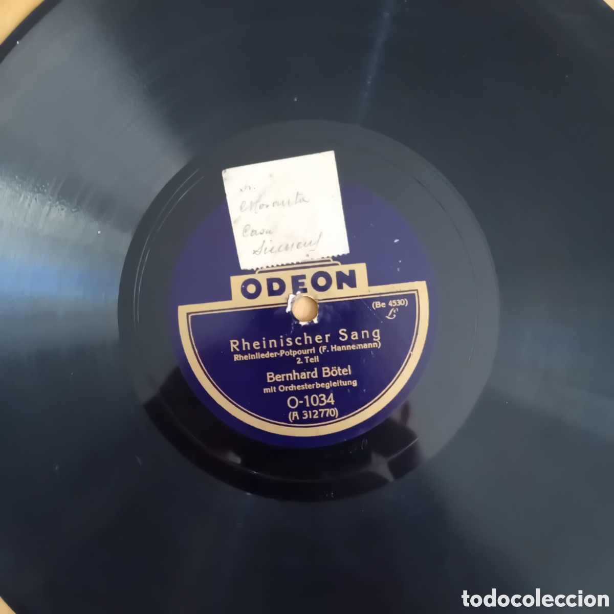 Discos de pizarra: BERNHARD B&Ouml;TEL. RHEINISCHER SANG - Foto 5