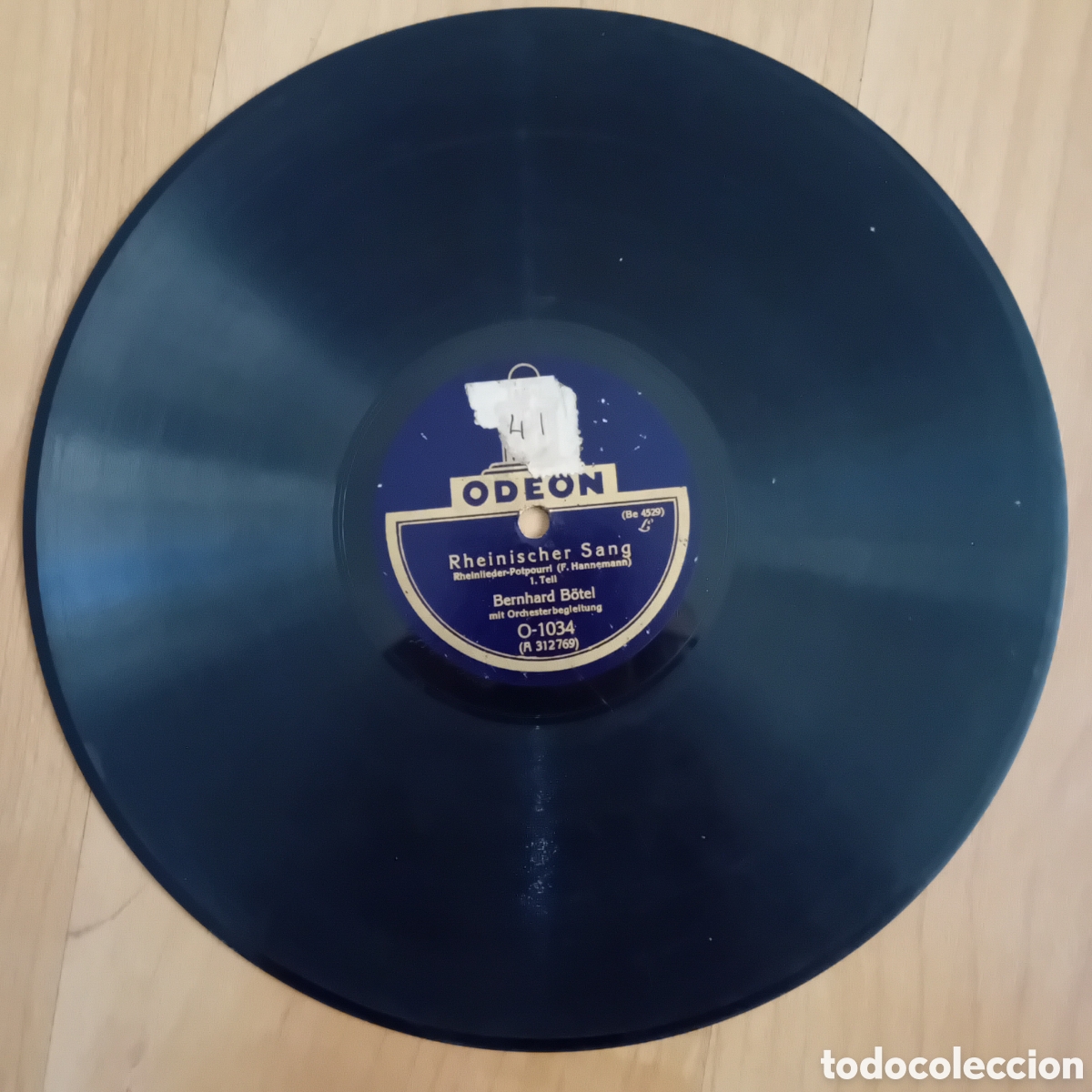 Discos de pizarra: BERNHARD B&Ouml;TEL. RHEINISCHER SANG