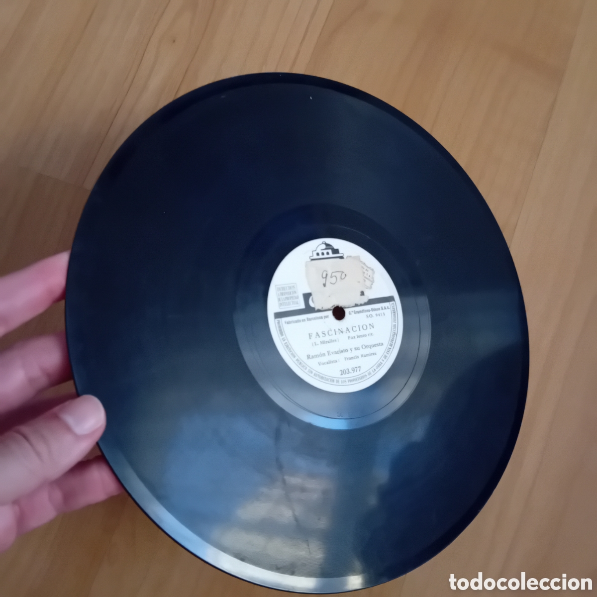 Discos de pizarra: RAMON EVARISTO. FASCINACION. CAROLA - Foto 6