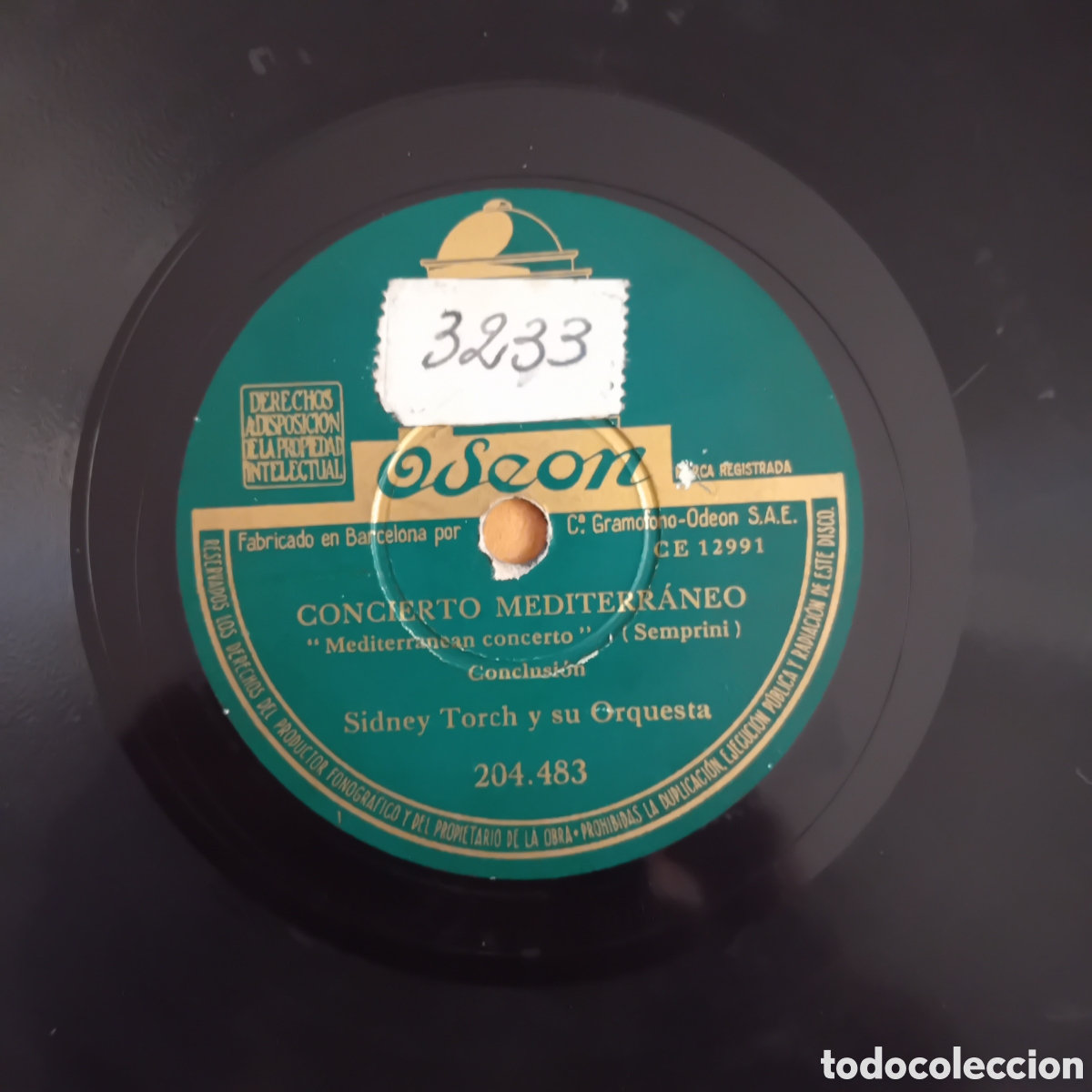 Discos de pizarra: SIDNEY TORCH. CONCIERTO MEDITERRANEO - Foto 2