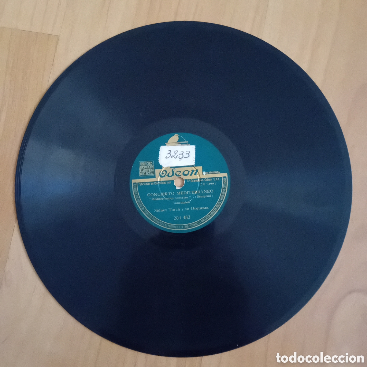 Discos de pizarra: SIDNEY TORCH. CONCIERTO MEDITERRANEO - Foto 1