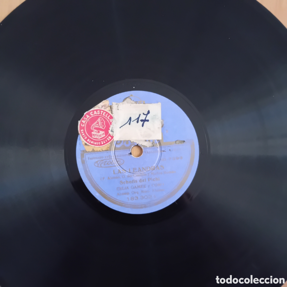 Discos de pizarra: CELIA GAMEZ. LAS LEANDRAS&Ntilde; - Foto 2
