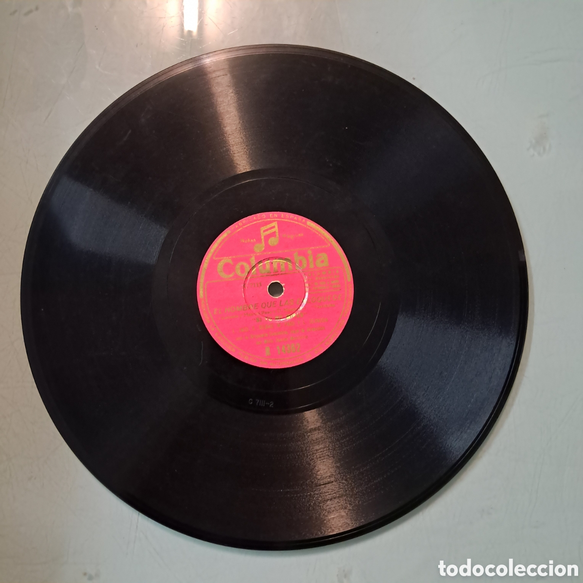 Discos de pizarra: Disco Pizarra, El hombre que las enloquece, - Foto 2