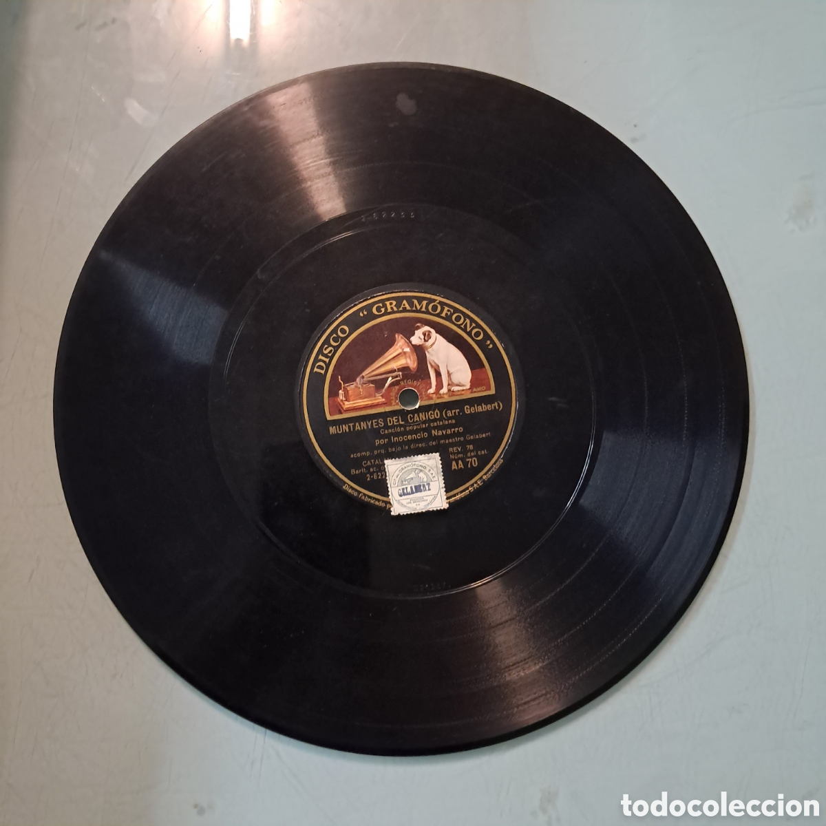Discos de pizarra: Disco Pizarra,Muntayes del canigo,Els segadors