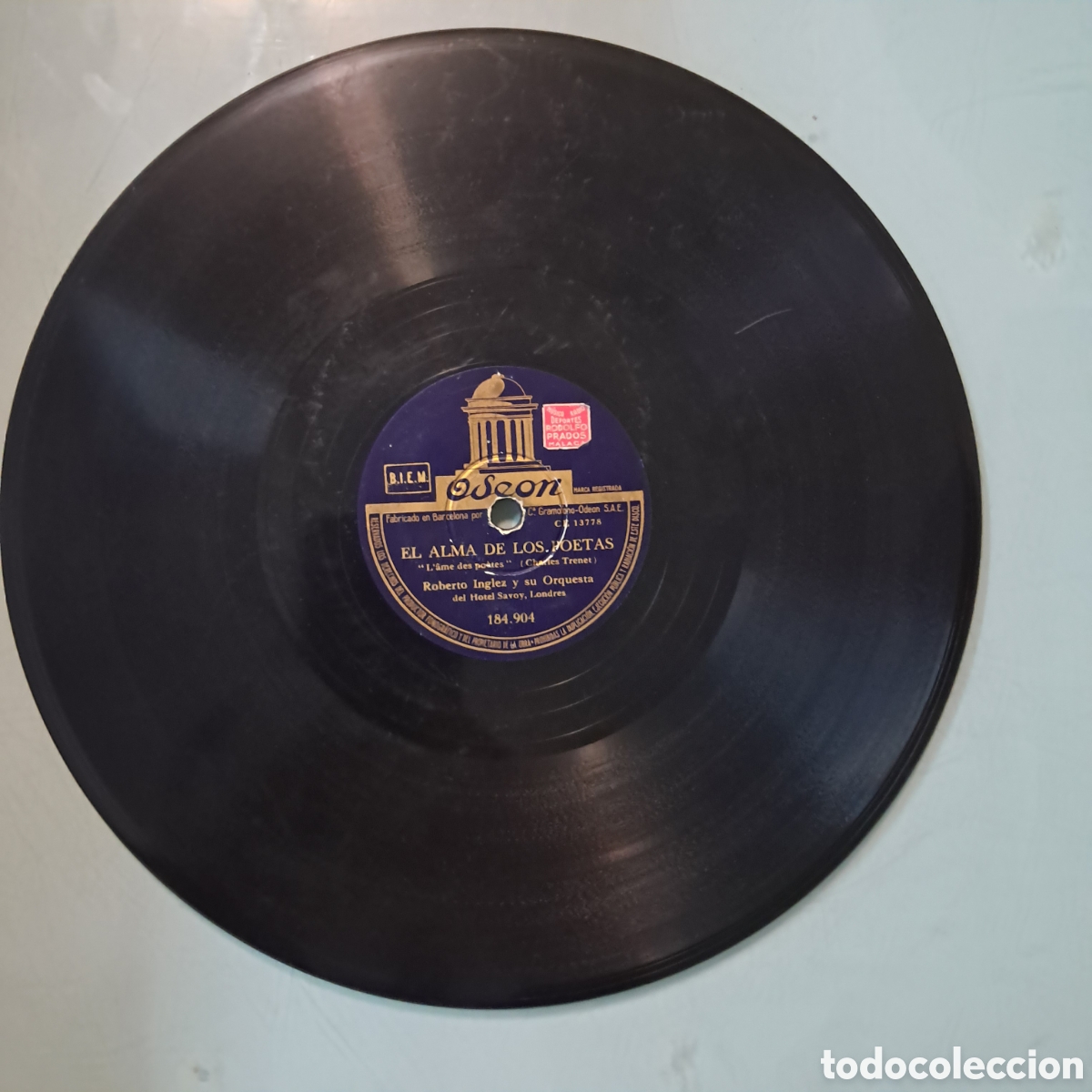 Discos de pizarra: Disco Pizarra ,Noche de ronda,El alma de los poetas
