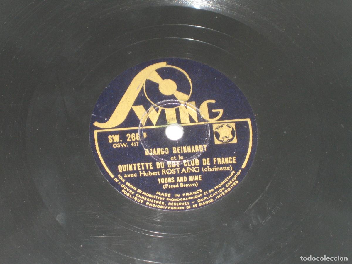 Discos de pizarra: DJANGO REINHARDT - PIZARRA BUEN ESTADO - Foto 2