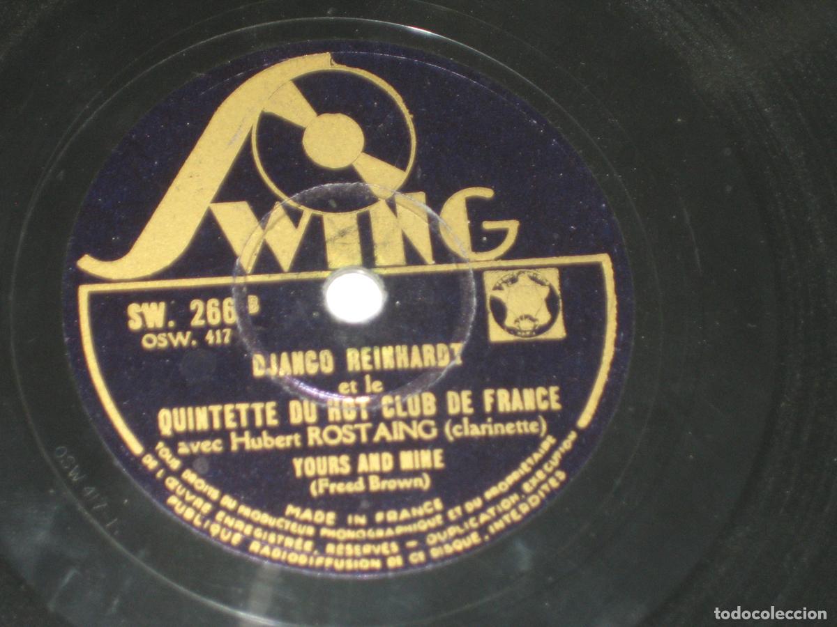 Discos de pizarra: DJANGO REINHARDT - PIZARRA BUEN ESTADO