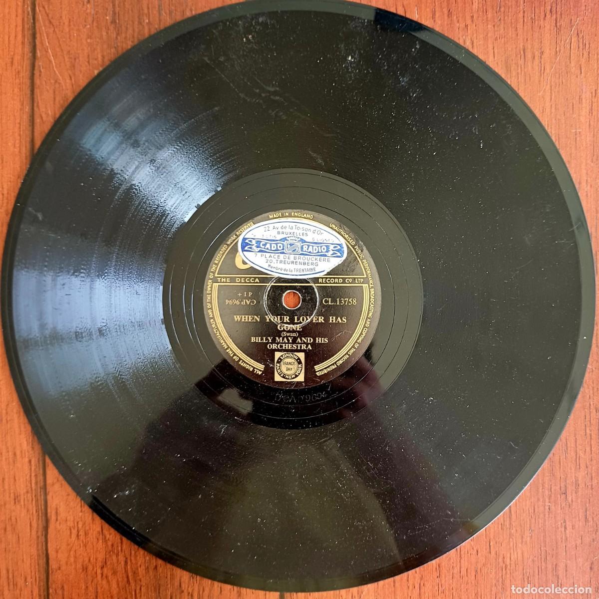 Discos de pizarra: Lote de 16 discos de pizarra de jazz, swing, blues... - Foto 6