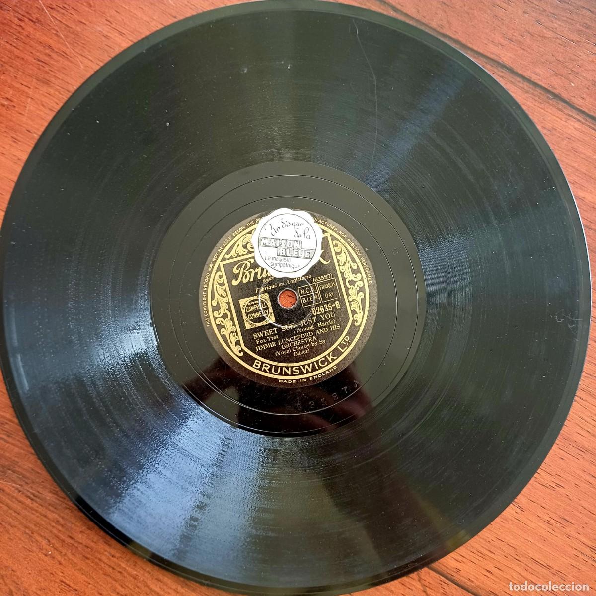 Discos de pizarra: Lote de 16 discos de pizarra de jazz, swing, blues... - Foto 30