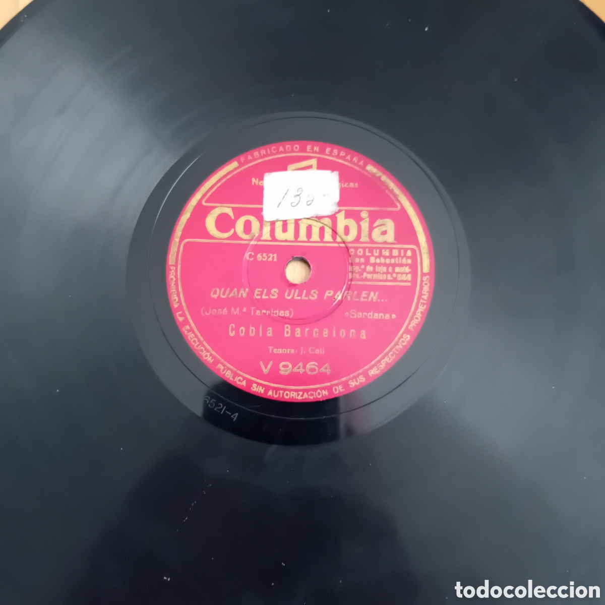Discos de pizarra: COBLA BARCELONA. LESPILL DE LAGULLA. QUAN ELS ULLS PARLEN - Foto 2