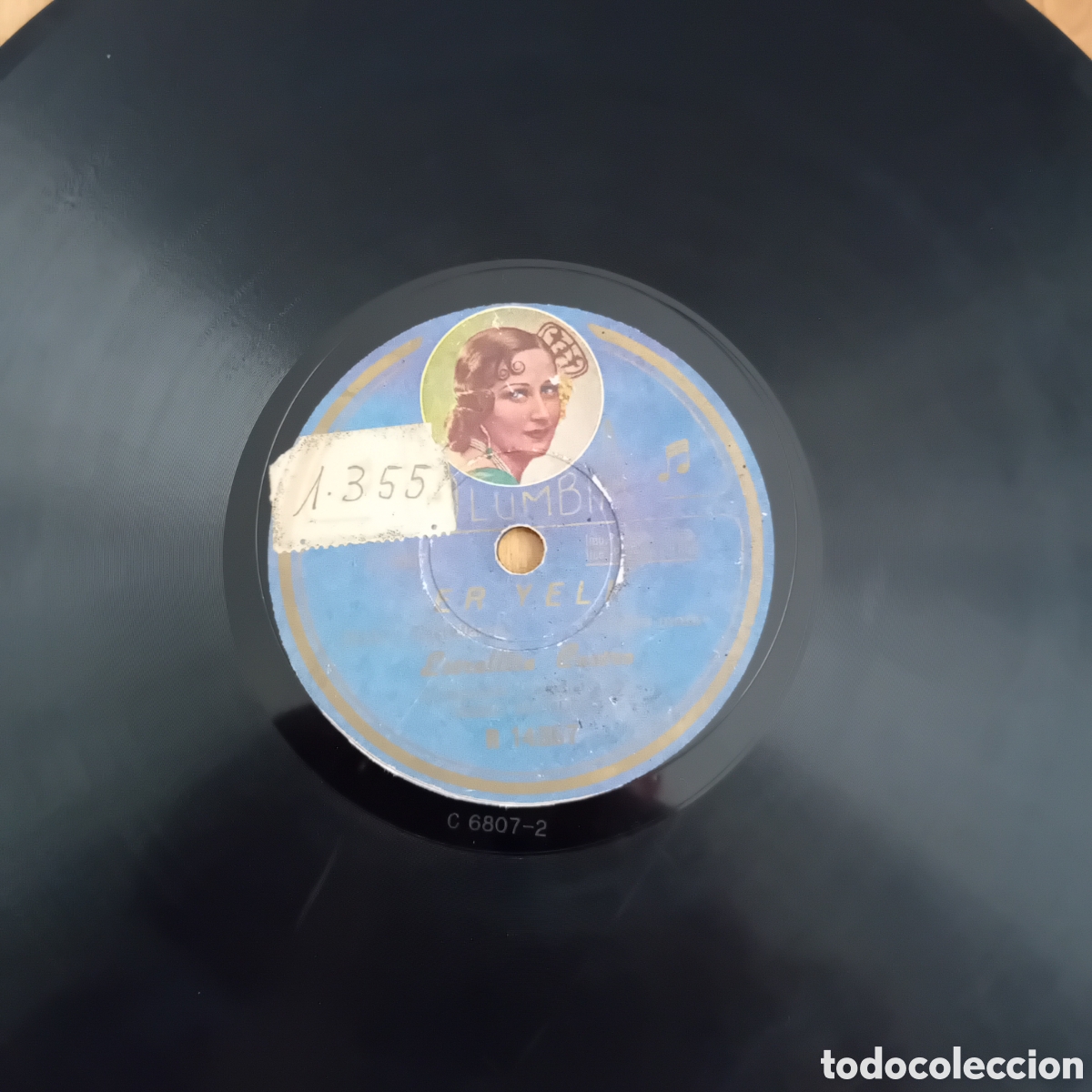 Discos de pizarra: ESTRELLITA CASTRO. SEVILLANAS DE LA MODA. ER YELI - Foto 2