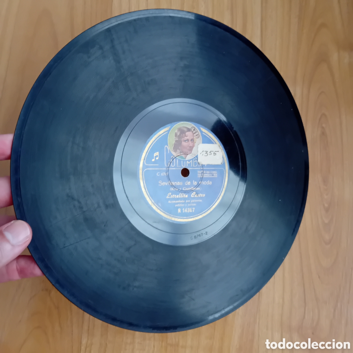Discos de pizarra: ESTRELLITA CASTRO. SEVILLANAS DE LA MODA. ER YELI - Foto 6