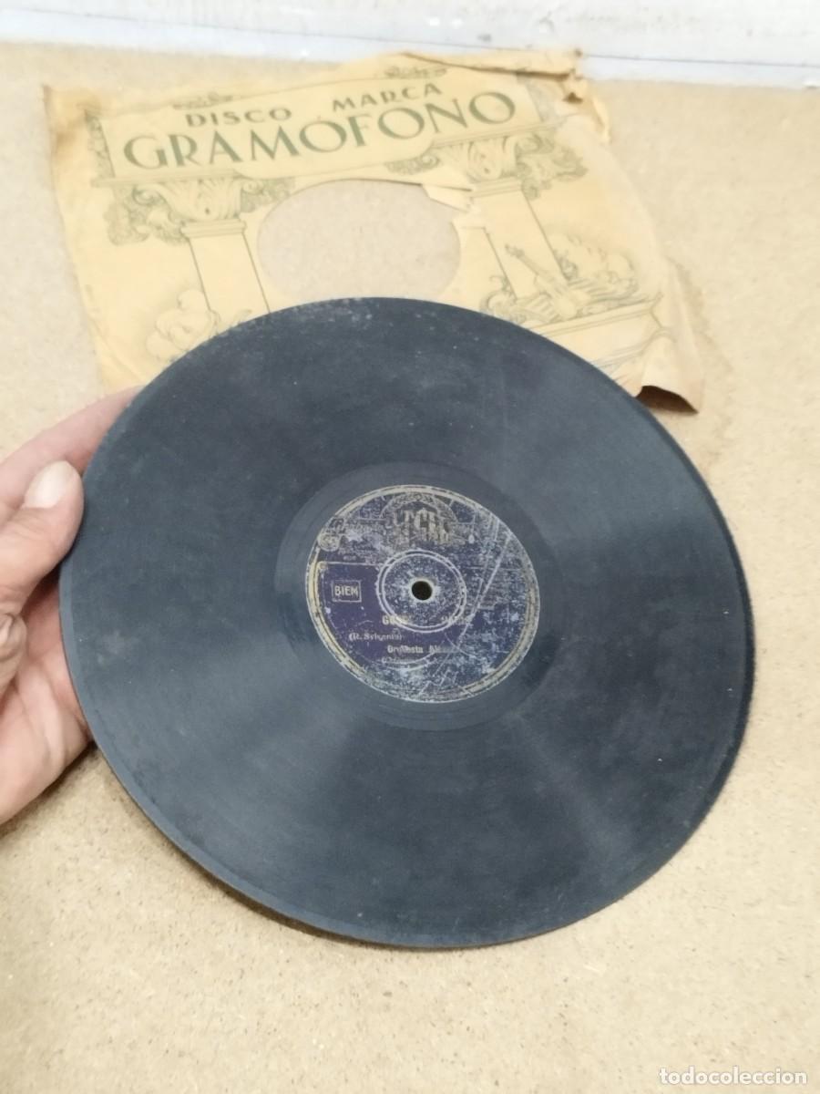 Discos de pizarra: Disco gram&oacute;fono Orquesta Alexander. Gosse de Paris&rdquo; de la pel&iacute;cula sonora Sous les toits de Paris.