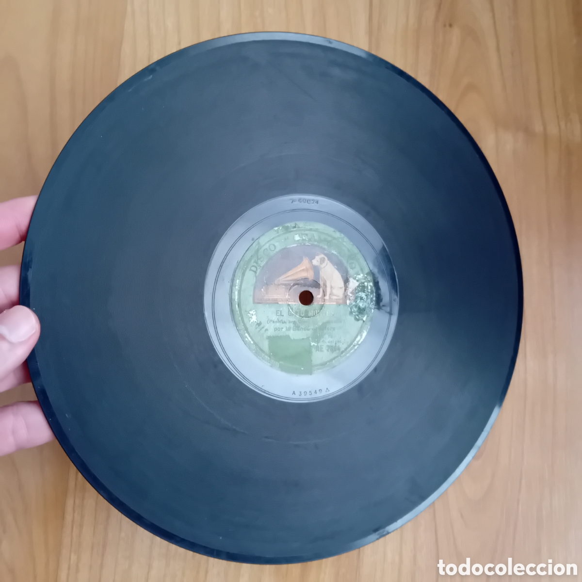 Discos de pizarra: EL TAMBOR DE GRANADEROS. EL GATO MONTES - Foto 3