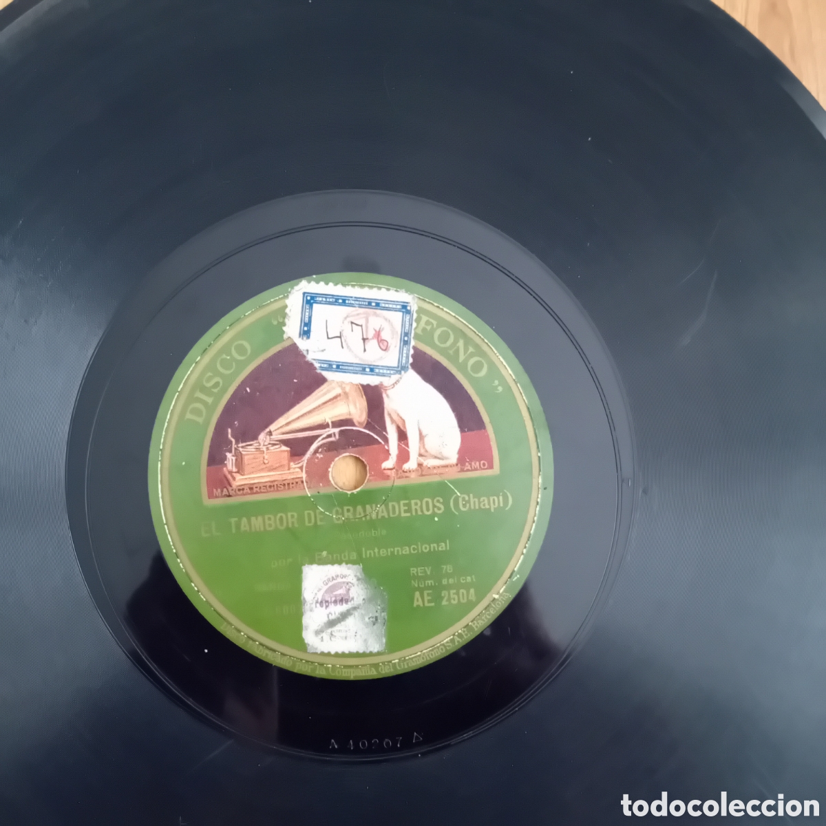 Discos de pizarra: EL TAMBOR DE GRANADEROS. EL GATO MONTES - Foto 5