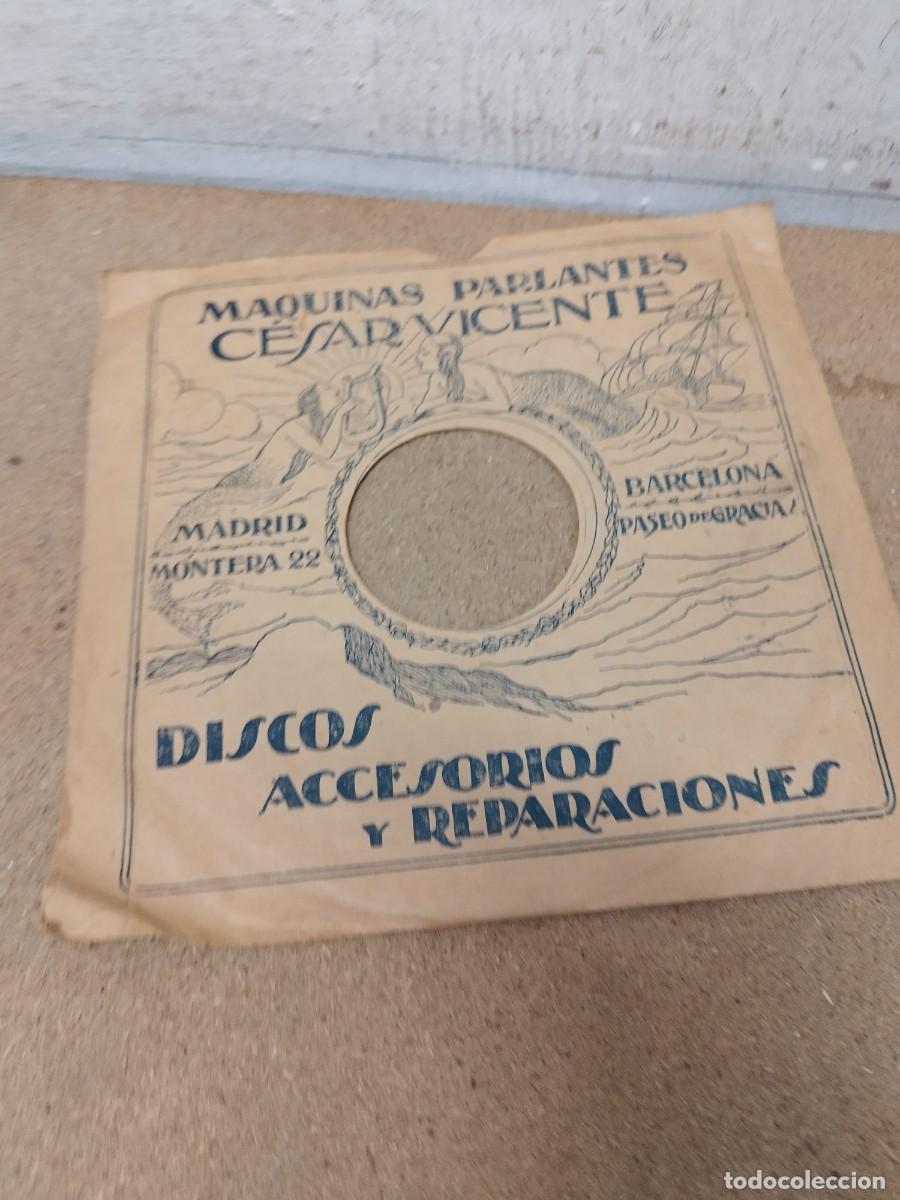 Discos de pizarra: Disco gram&oacute;fono Emilio Vendrell, los claveles. - Foto 4