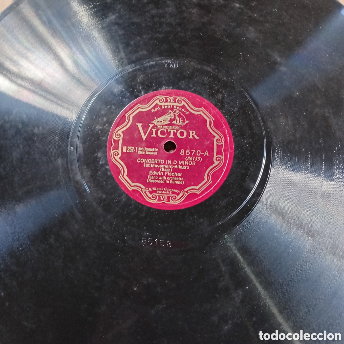 Discos de pizarra: BACH CONCWRTO IN D MINOR - Foto 3