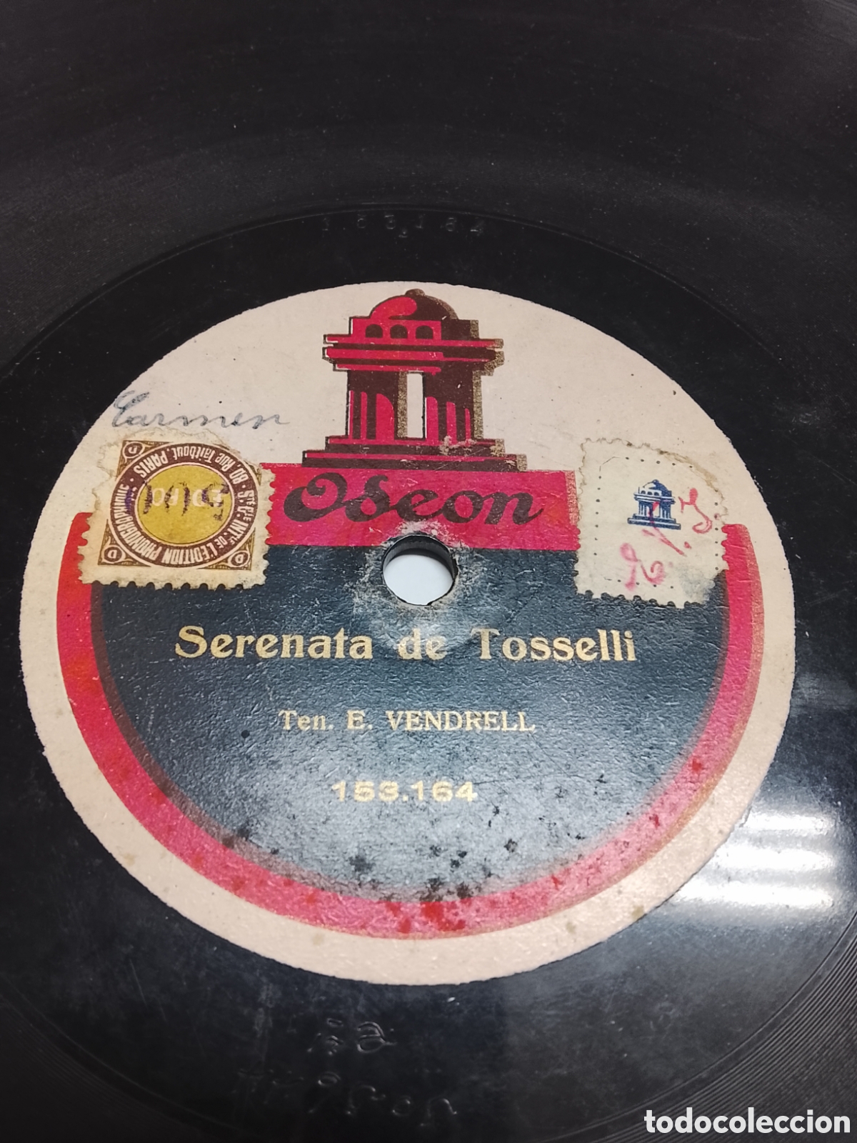 Discos de pizarra: Disco de pizarra serenata de tosselli - Foto 2