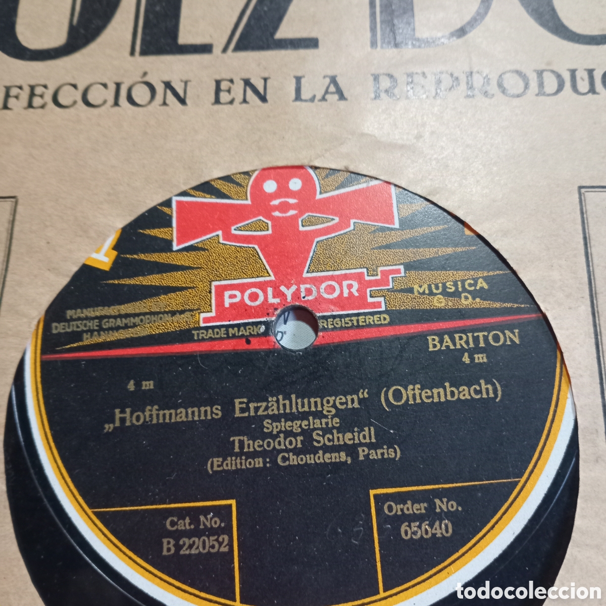 Discos de pizarra: CARMEN DISCO 78RPM DE 10 PULGADAS - Foto 2