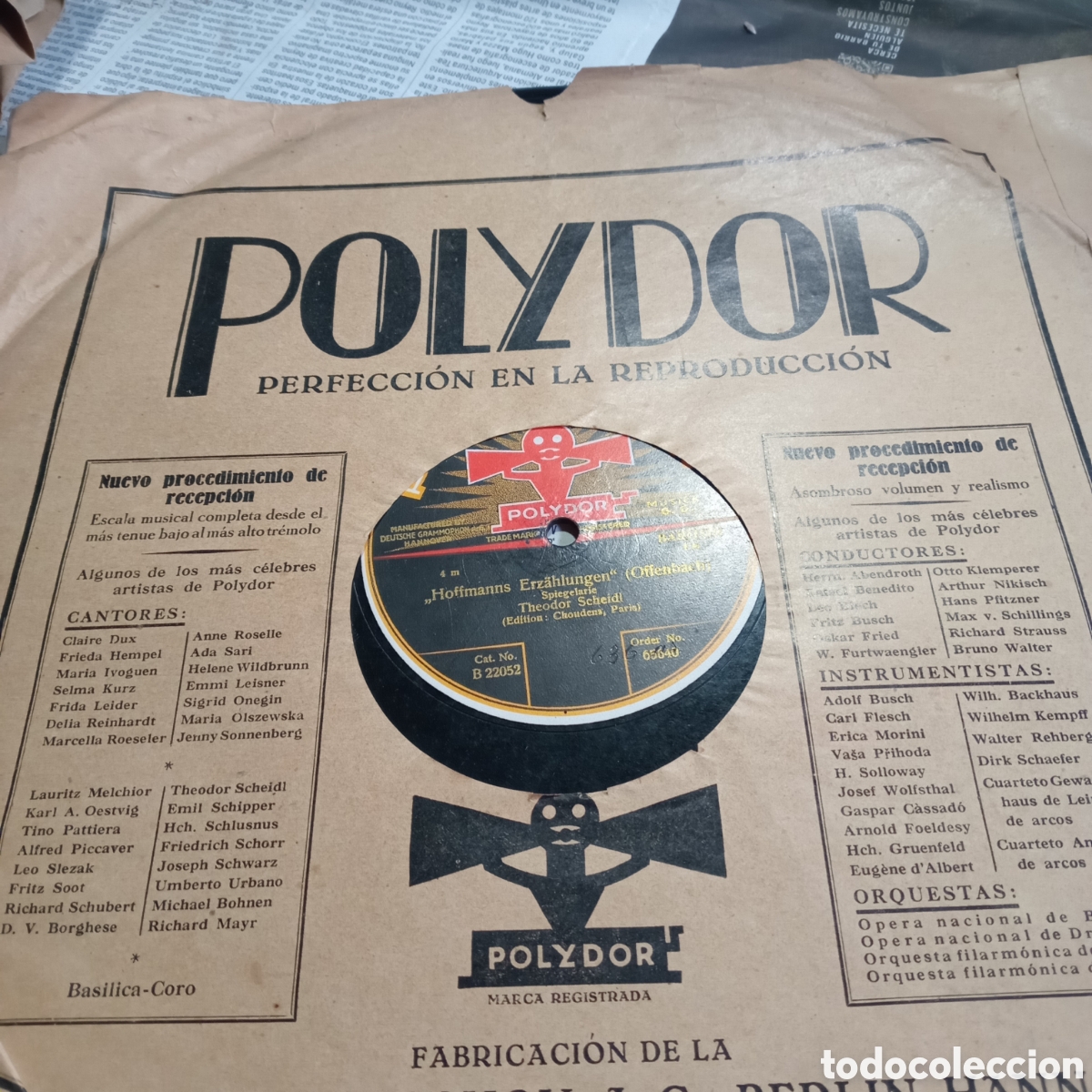 Discos de pizarra: CARMEN DISCO 78RPM DE 10 PULGADAS - Foto 3