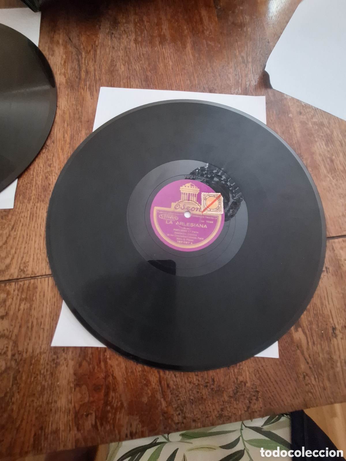 Discos de pizarra: 78 RPM LOTE DOS DISCOS - Foto 4