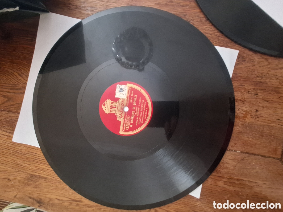 Discos de pizarra: 78 RPM LOTE DOS DISCOS