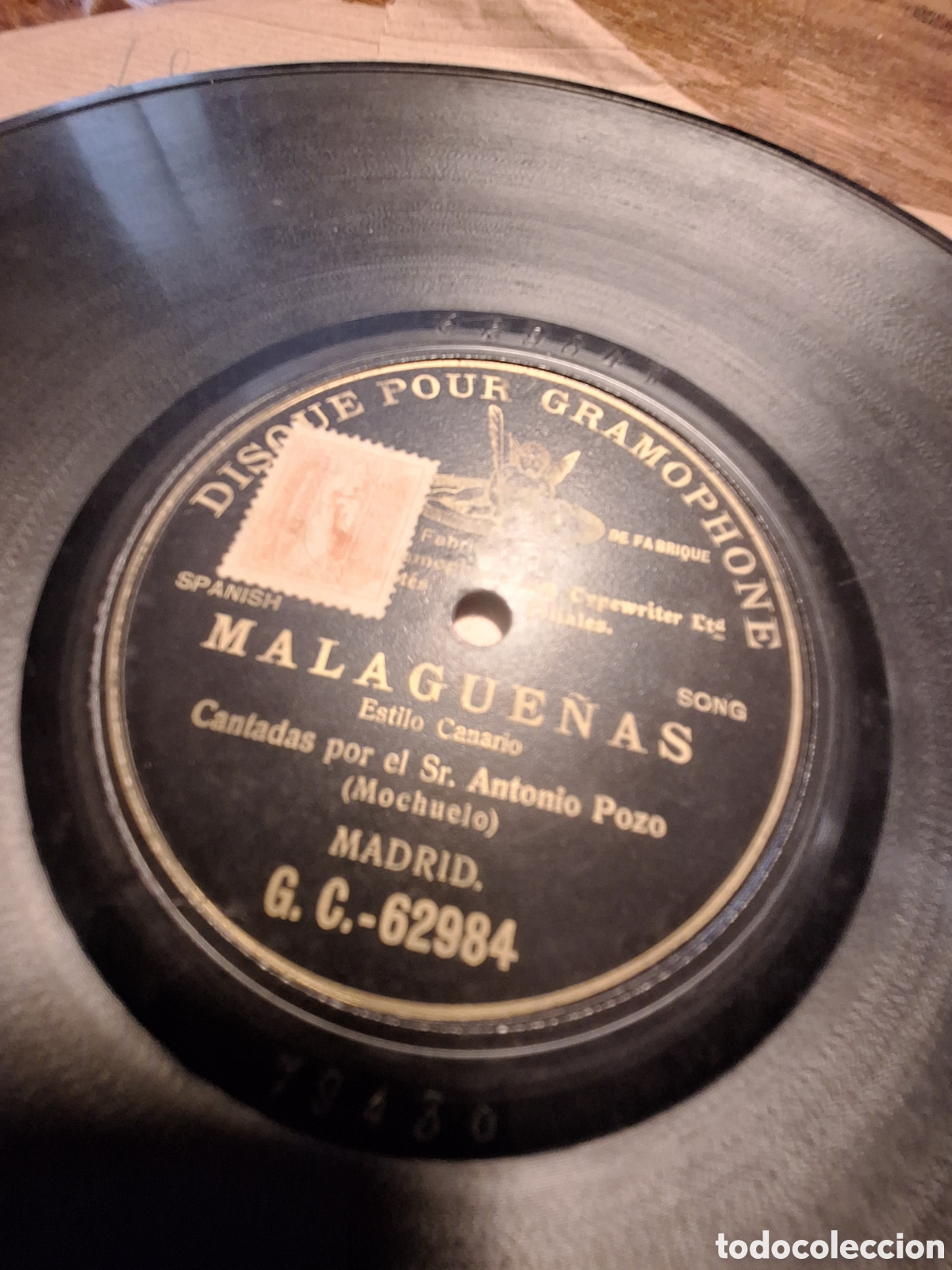 Discos de pizarra: LOTE 78 RPM FLAMENCO - Foto 6