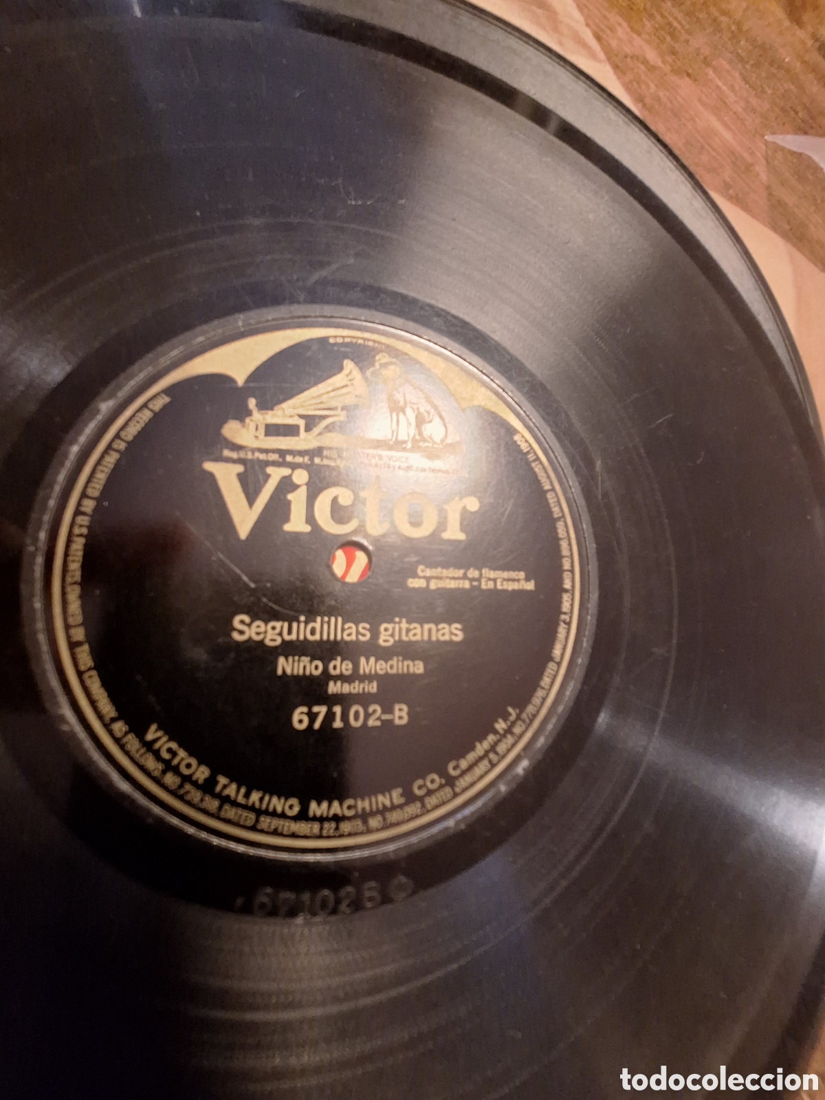 Discos de pizarra: LOTE 78 RPM FLAMENCO - Foto 8