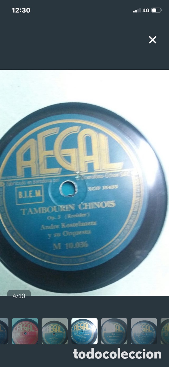 Discos de pizarra: Discos de pizarra antiguos se vende lote - Foto 4