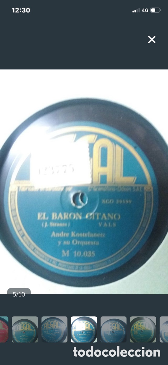 Discos de pizarra: Discos de pizarra antiguos se vende lote - Foto 5
