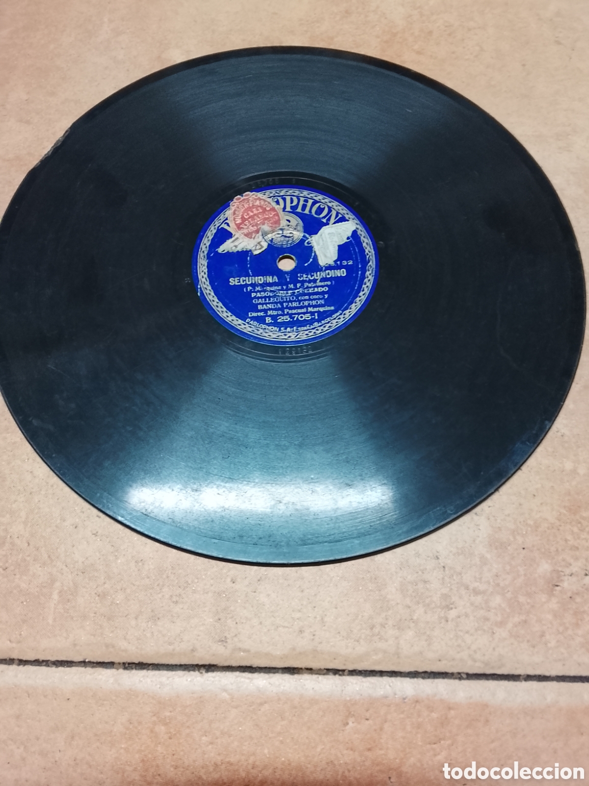 Discos de pizarra: Disco de pizarra ay mi Ram&oacute;n Galleguito - Foto 3