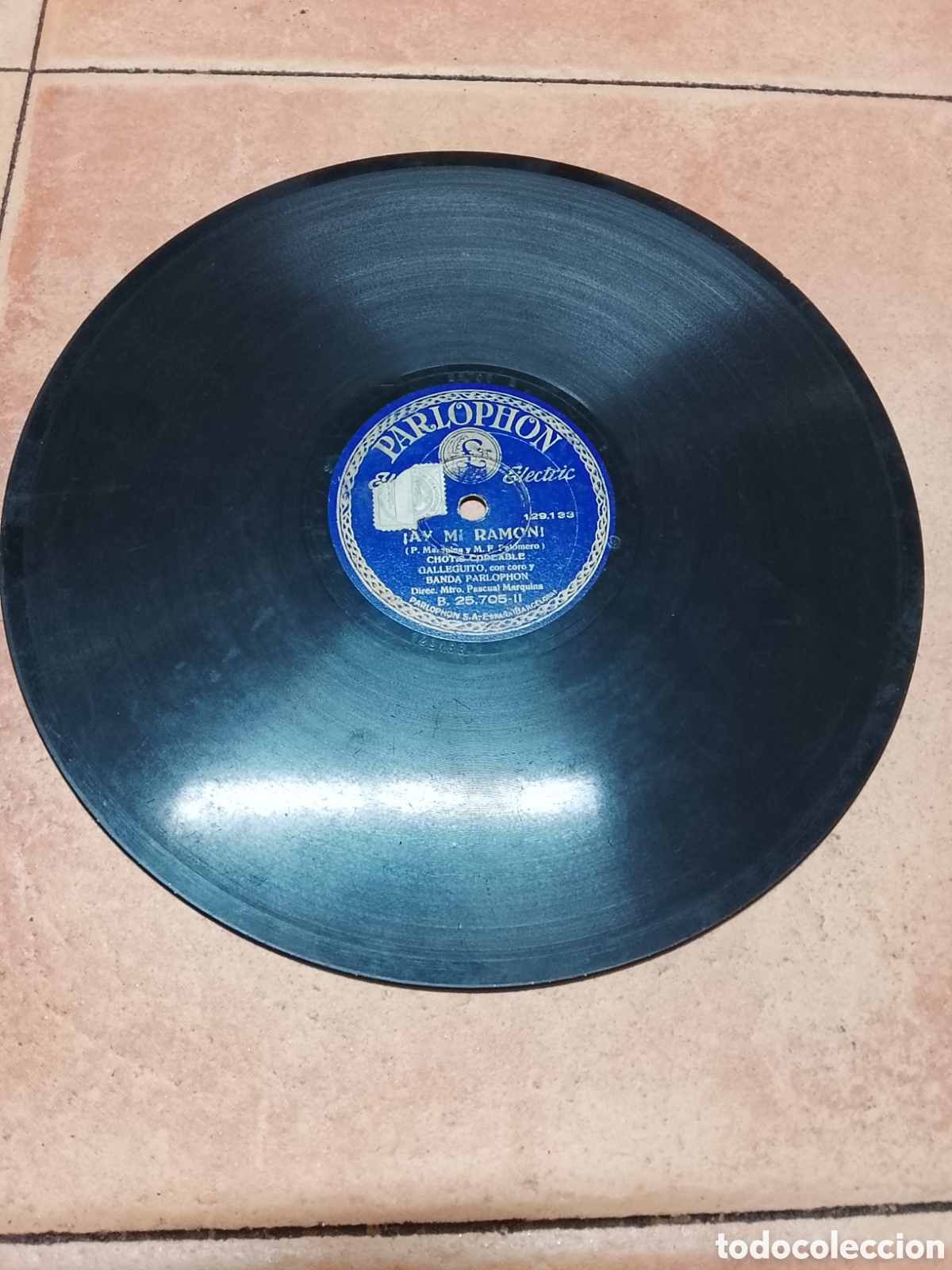 Discos de pizarra: Disco de pizarra ay mi Ram&oacute;n Galleguito - Foto 5