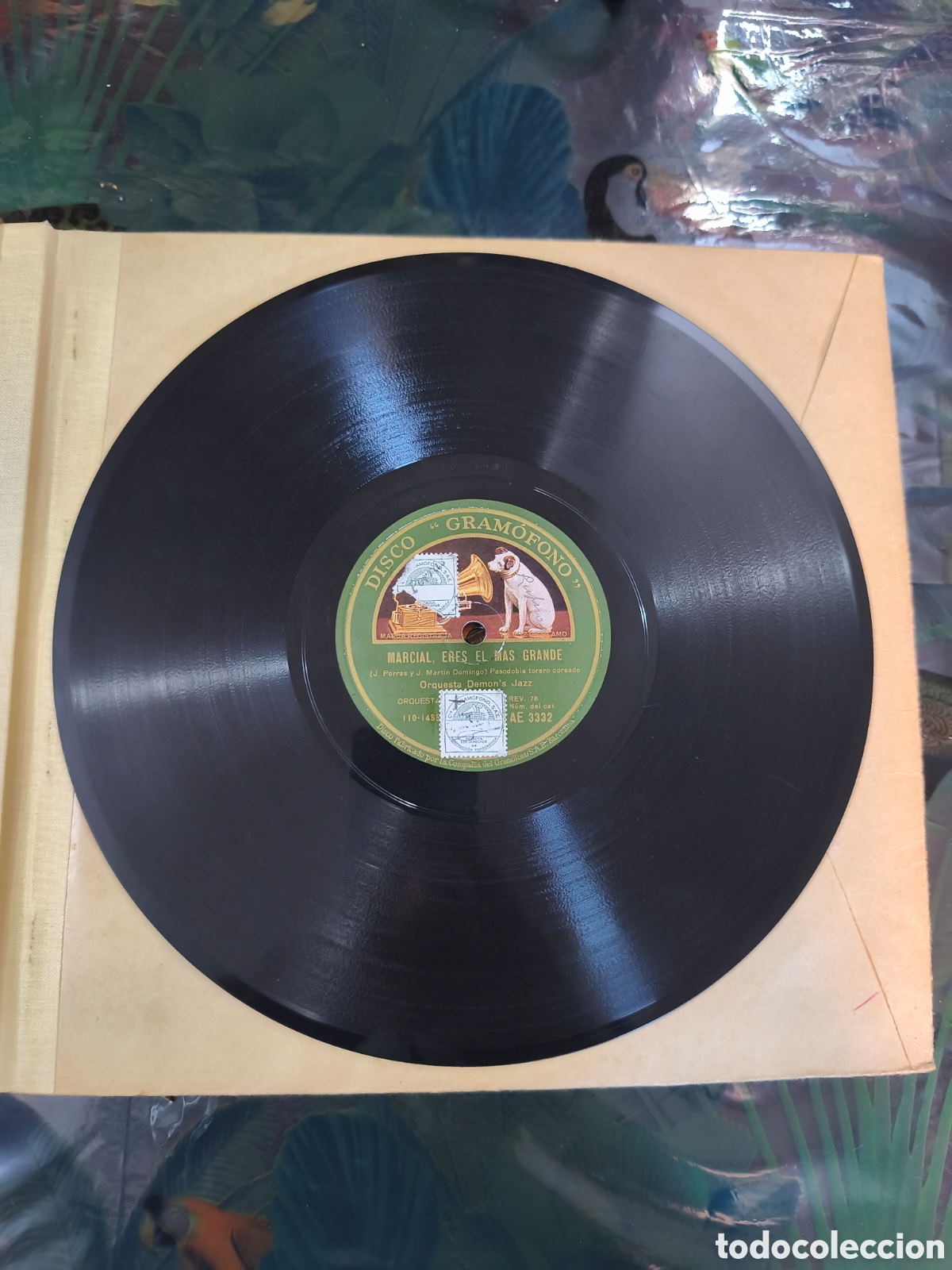 Discos de pizarra: Disco de pizarra Marcial eres el m&aacute;s grande / bai bai