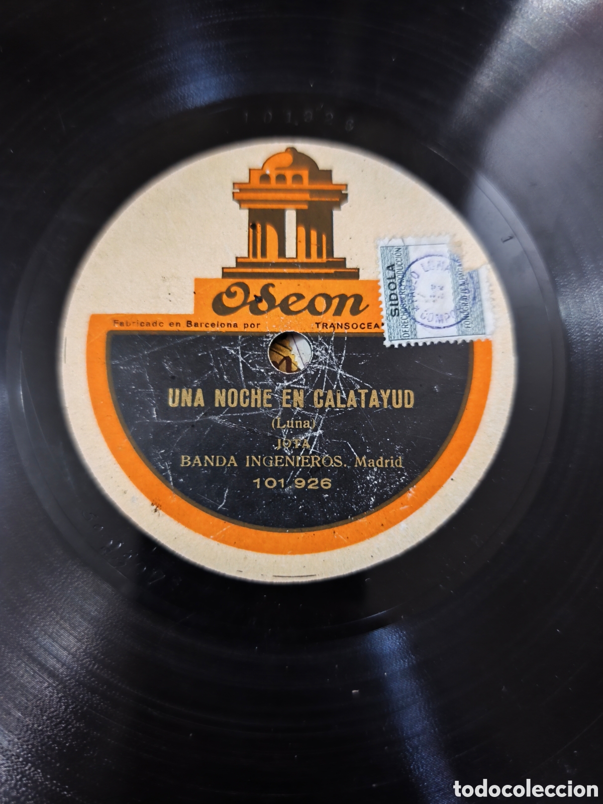 Discos de pizarra: Disco de pizarra una noche en Calatayud - Foto 3