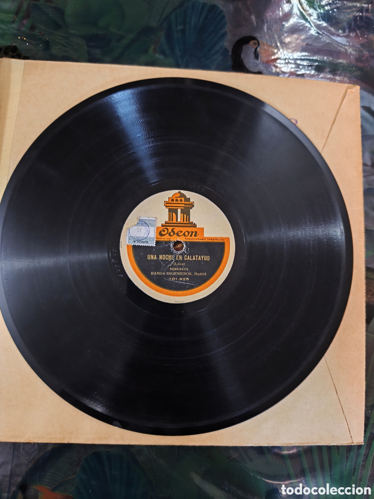 Discos de pizarra: Disco de pizarra una noche en Calatayud - Foto 1