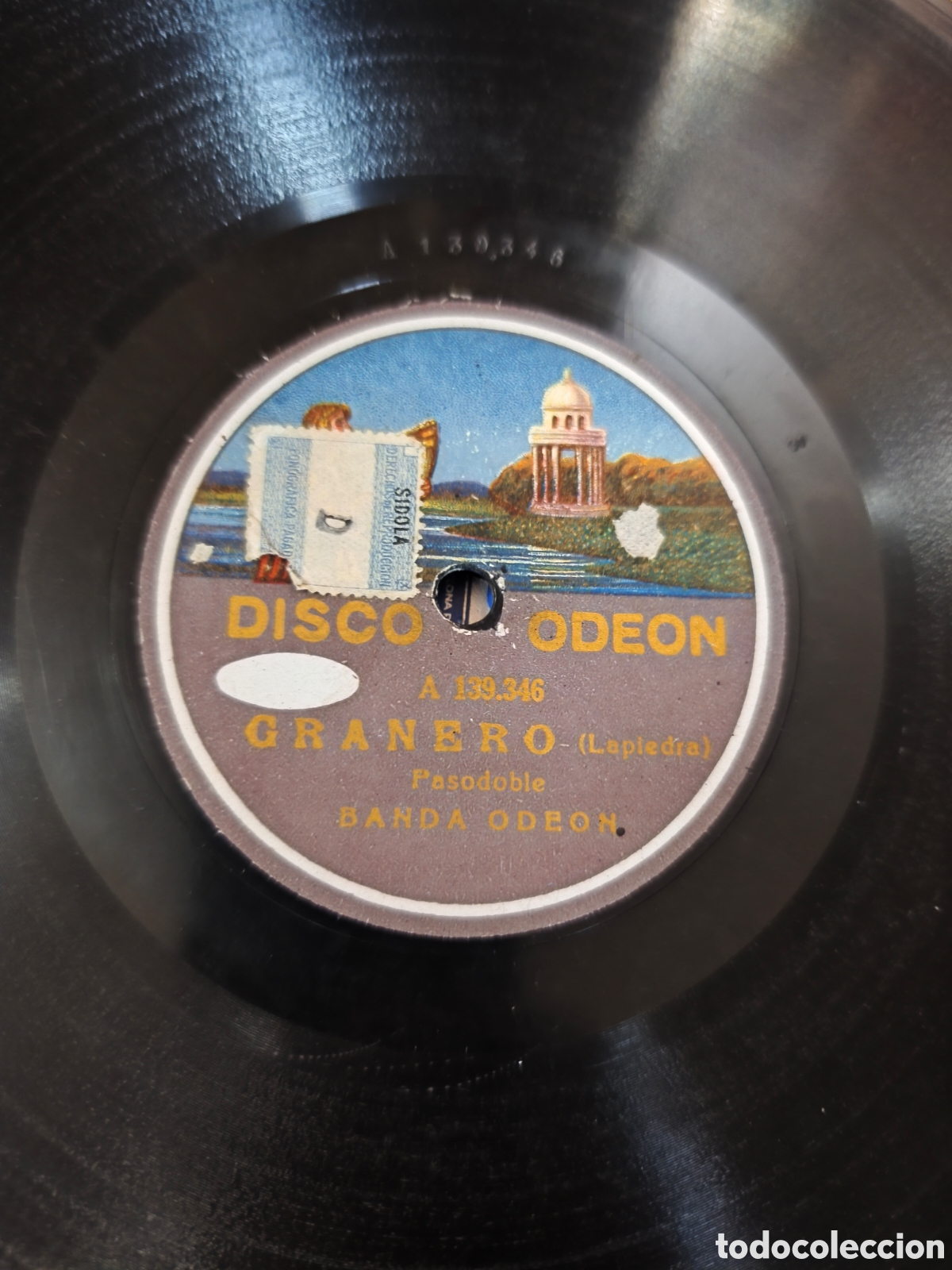 Discos de pizarra: Disco de pizarra odeon - Foto 4