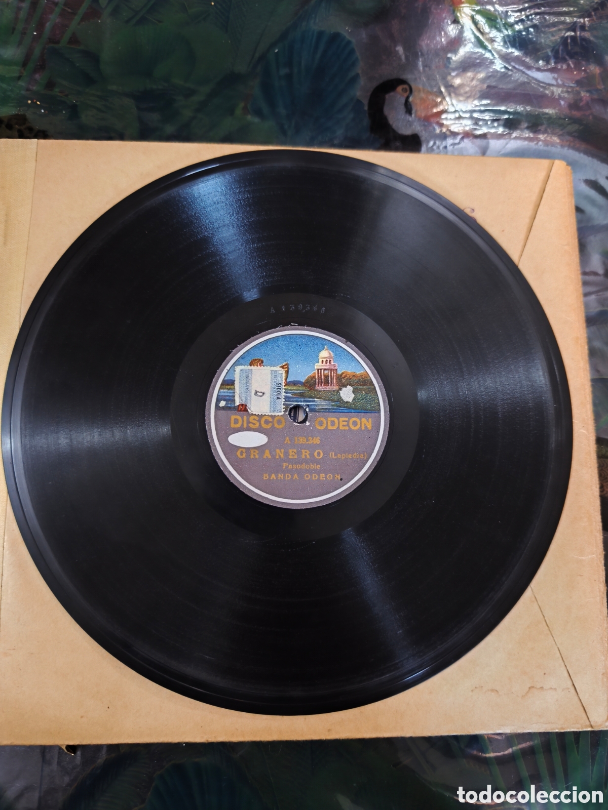 Discos de pizarra: Disco de pizarra odeon - Foto 1