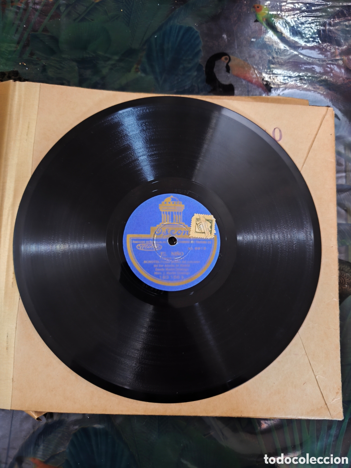 Discos de pizarra: Disco de pizarra en silencio/queja indiana . Tango