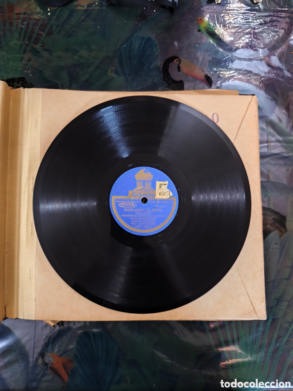 Discos de pizarra: Disco de pizarra El ni&ntilde;o y doblando el mapa - Foto 2