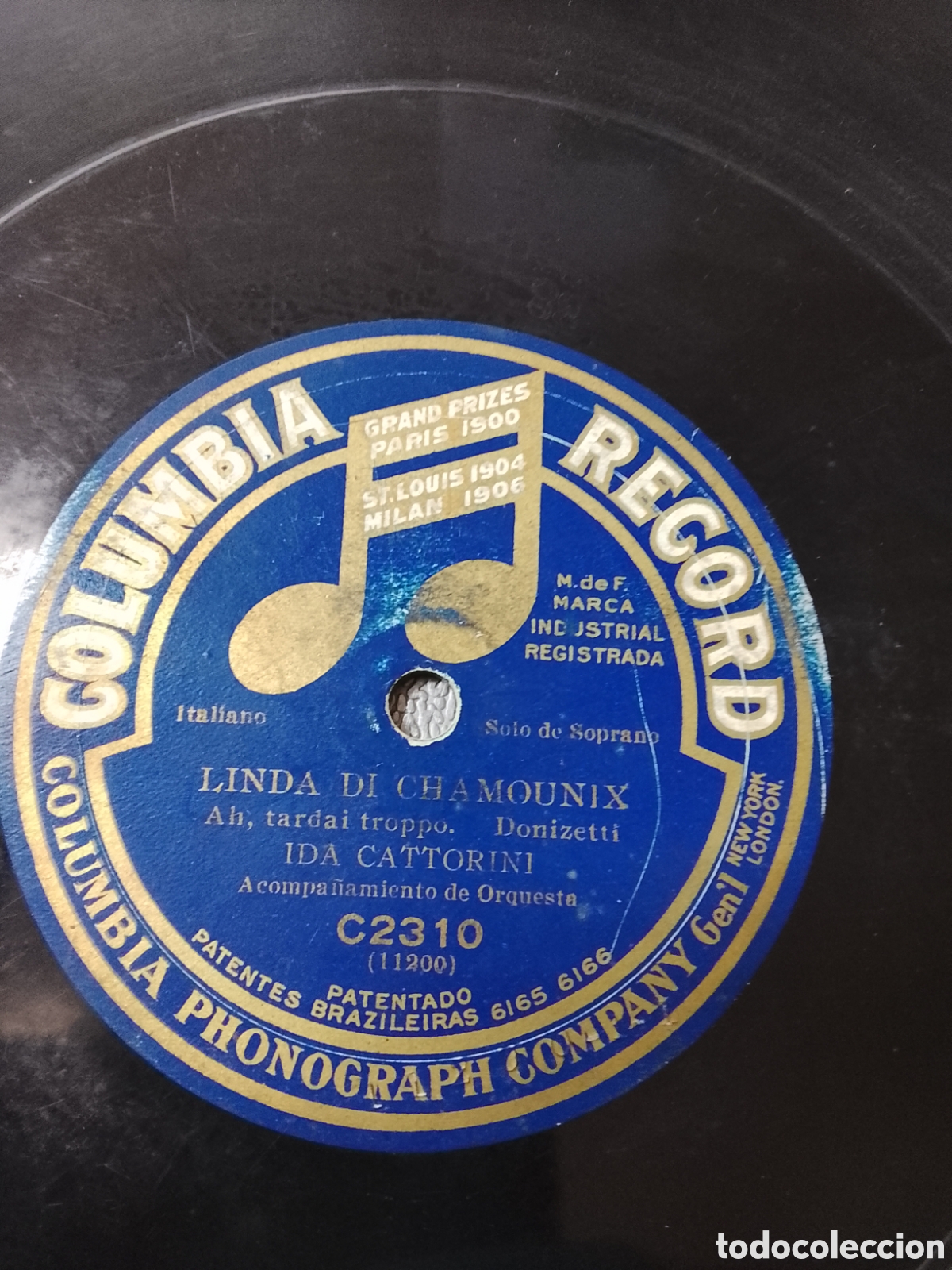 Discos de pizarra: Disco de pizarra linda de chamounix