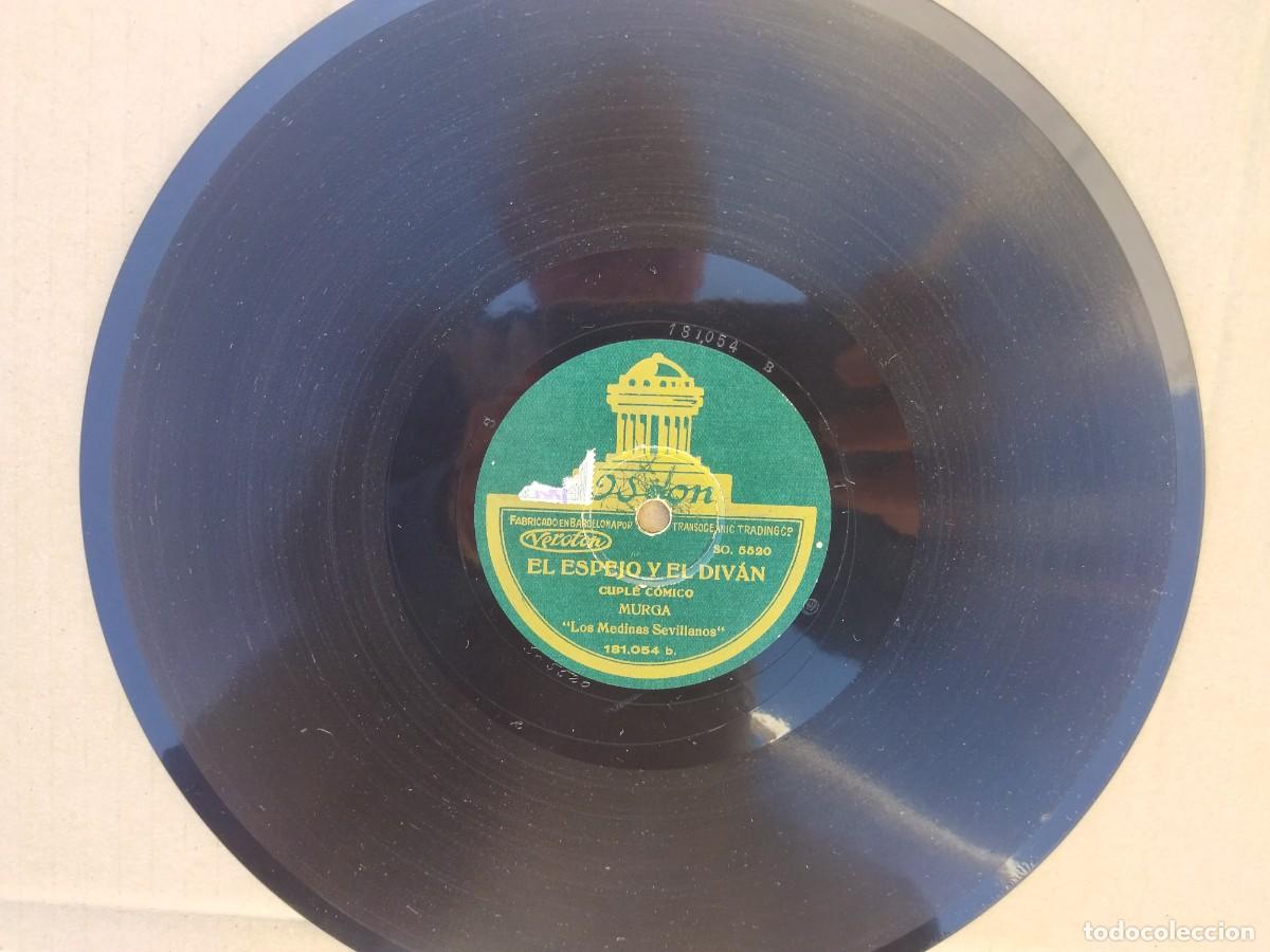 Discos de pizarra: disco de pizarra EL ESPEJO Y EL DIVAN- YPETRONILA de la murga los medinas sevillanos 181054