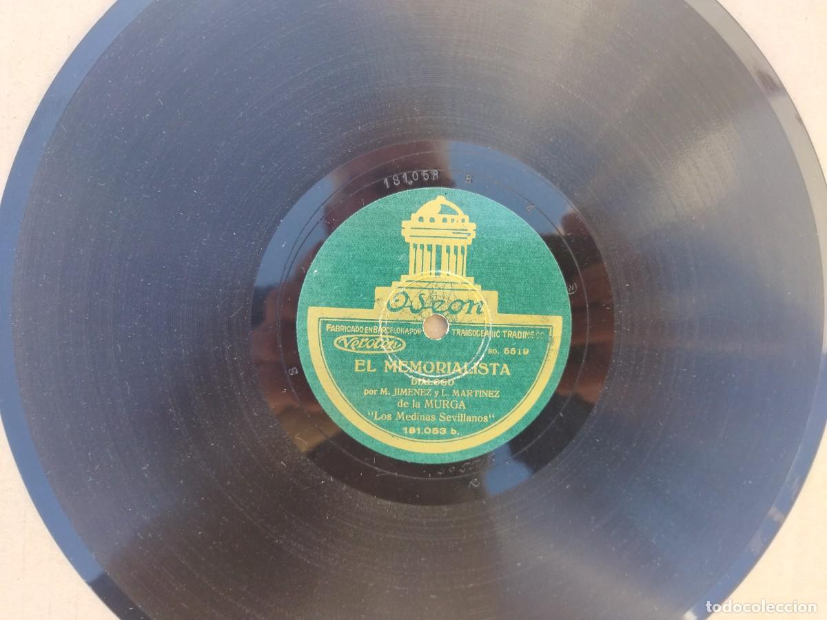 Discos de pizarra: disco de pizarra EL MEMORIALISTA -Y JAMAS TE OLVIDARE de la murga los medinas sevillanos 181053