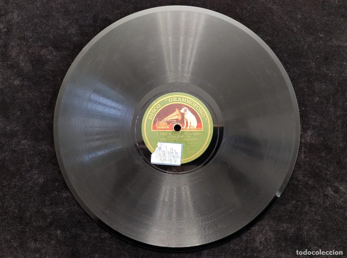 Discos de pizarra: GUIUSEPEE MARZARI. A TOMATA D&rsquo;A BABILONIA &ndash; O TANGO D&rsquo;E SERVE. DISCO GRAMOFONO R 10172 - Foto 2