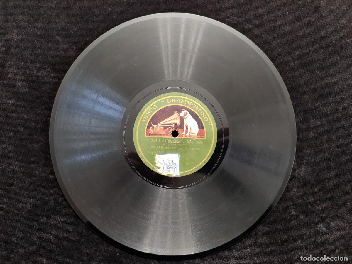 Discos de pizarra: GUIUSEPEE MARZARI. A TOMATA D&rsquo;A BABILONIA &ndash; O TANGO D&rsquo;E SERVE. DISCO GRAMOFONO R 10172 - Foto 6