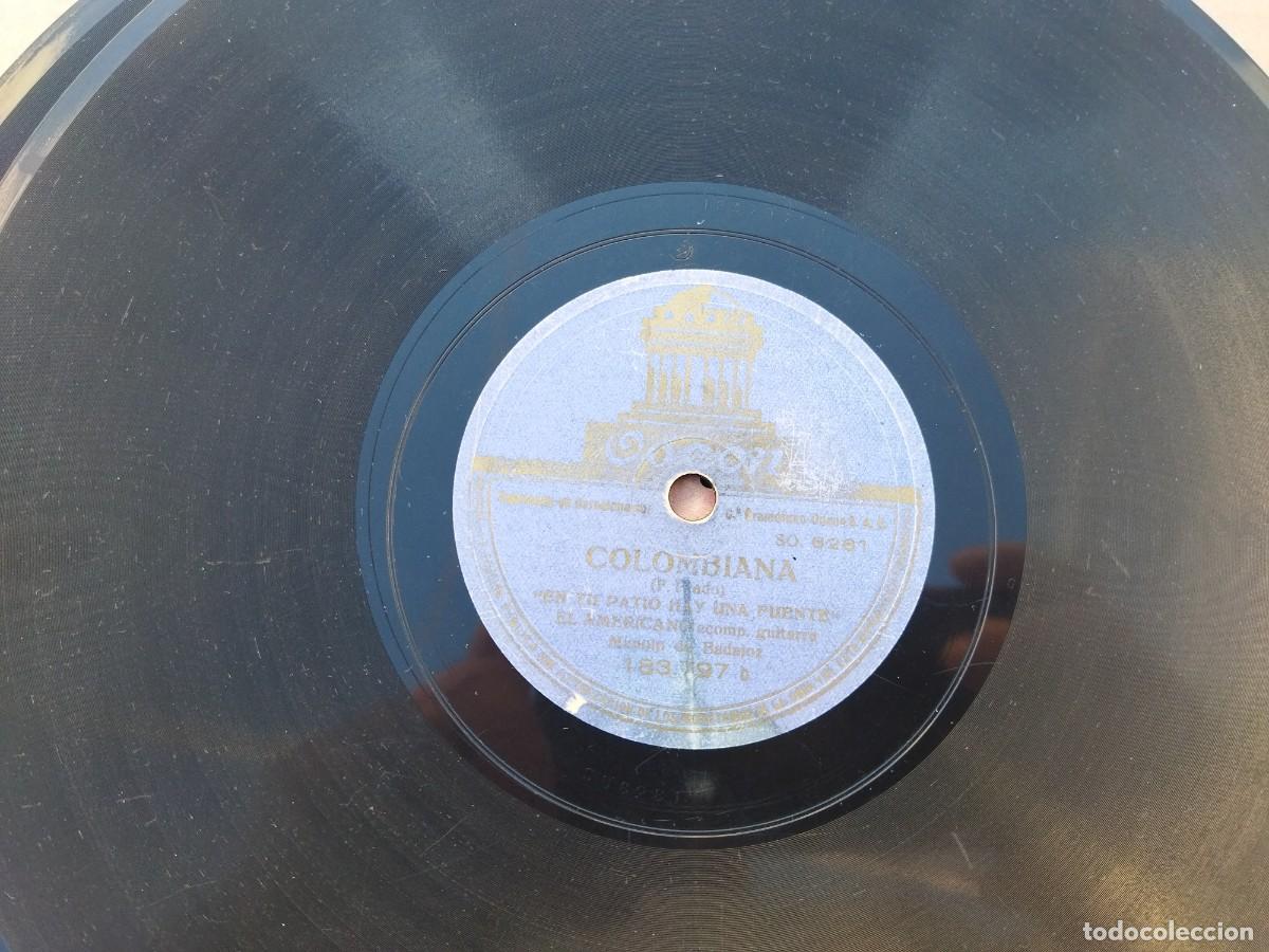 Discos de pizarra: disco de pizarra de el americano COLOMBIANA -y SOL ANDALUZ 183797
